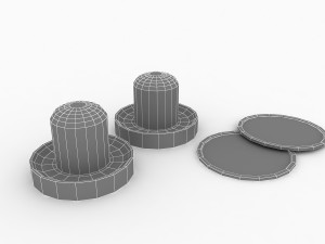 air hockey paddle 3D 모델
