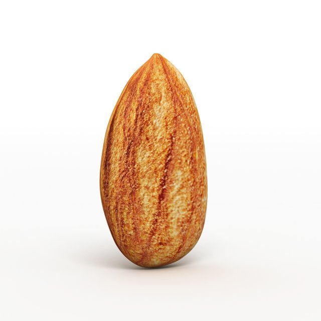 almond Modello 3D .c4d .max .obj .3ds .fbx .stl .blend 
