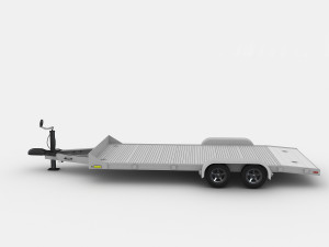aluminum car trailer Model 3D