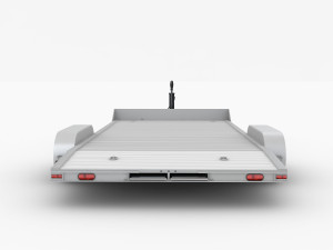 aluminum car trailer Model 3D