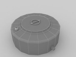 anti tank mines 3D Model