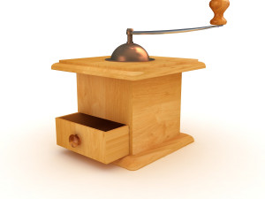antique coffee grinder 3D Model
