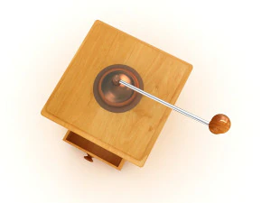 antique coffee grinder 3D Model