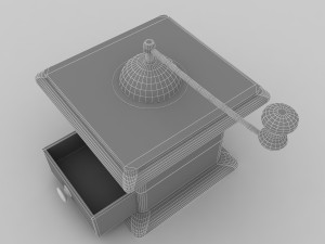 antique coffee grinder 3D Model