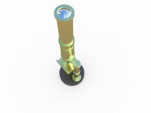 antique microscope 3D Model