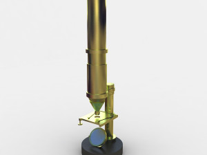 antique microscope 3D Model