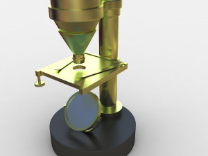 antique microscope 3D Model