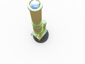 antique microscope 3D Model