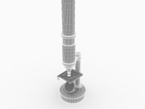 antique microscope 3D Model