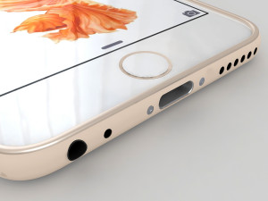 apple iphone 6s gold Model 3D