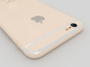 apple iphone 6s gold Model 3D