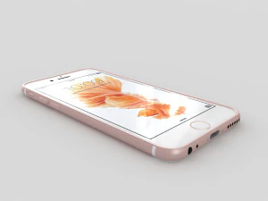apple iphone 6s rose gold 3D Model