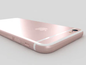 apple iphone 6s rose gold 3D Model