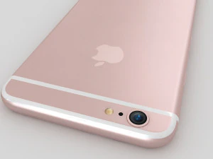 apple iphone 6s rose gold 3D Model