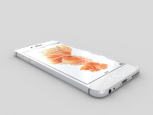 apple iphone 6s silver 3D 모델