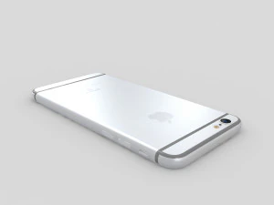 apple iphone 6s silver 3D Model
