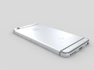 apple iphone 6s silver 3D Model