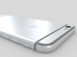 apple iphone 6s silver 3D 모델