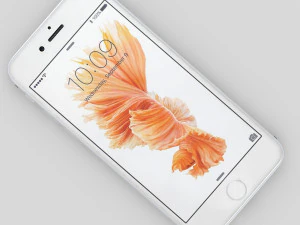 apple iphone 6s silver 3D Model