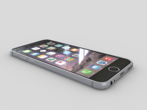 apple iphone 6s space gray 3D Model