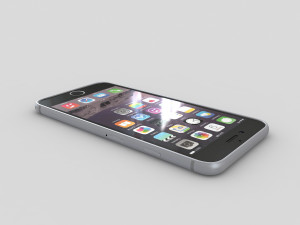 apple iphone 6s space gray 3D Model