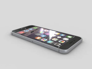 apple iphone 6s space gray 3D Model