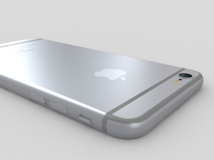 apple iphone 6s space gray 3D Model
