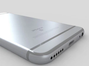 apple iphone 6s space gray 3D Model