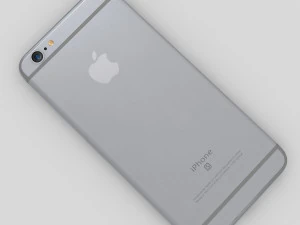 apple iphone 6s space gray 3D Model