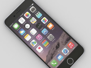 apple iphone 6s space gray 3D Model