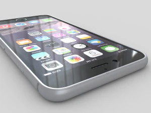 apple iphone 6s space gray 3D Model