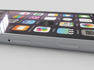 apple iphone 6s space gray 3D Model