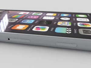 apple iphone 6s space gray 3D Model