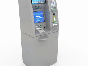 m&aacute;quina ATM Modelo 3D