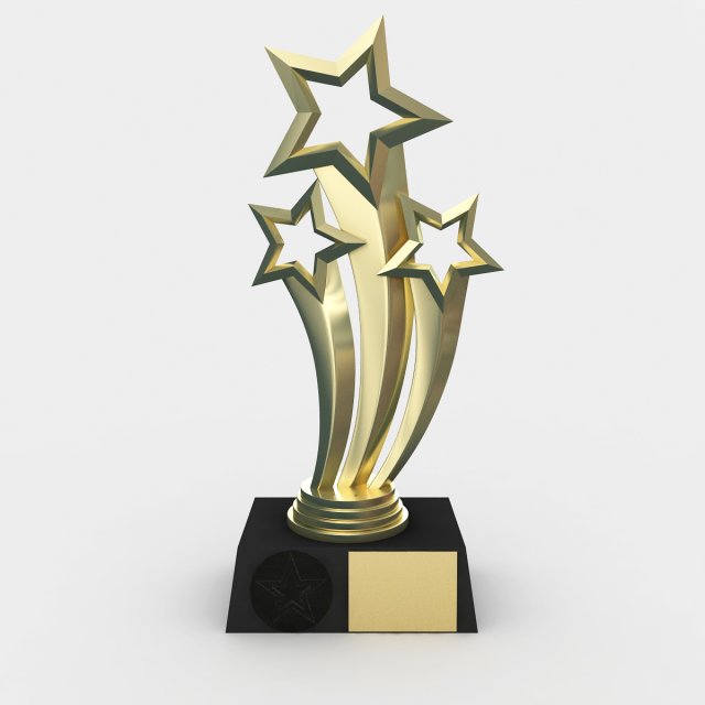 award trophy Modelo 3D .c4d .max .obj .3ds .fbx .stl .blend 