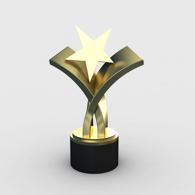 award trophy 3D Модель .c4d .max .obj .3ds .fbx .stl .blend 