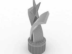 award trophy 3D Model