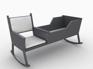 baby cradle 3D Model