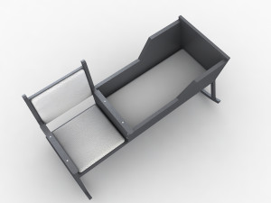 baby cradle 3D 모델