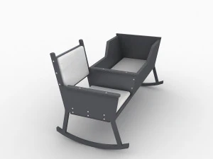 baby cradle 3D Model