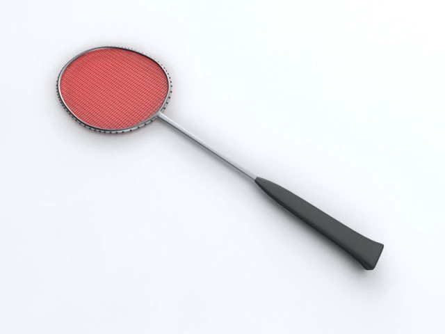 badminton Modello 3D .c4d .max .obj .3ds .fbx .stl .blend