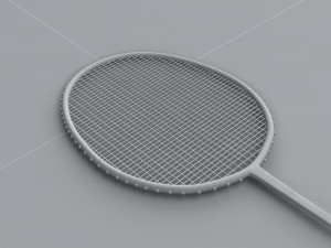 badminton Model 3D