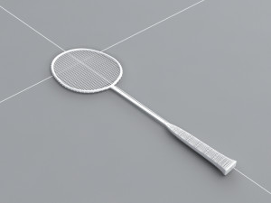 badminton Model 3D