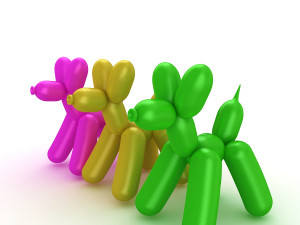 balloon poodle Modèle 3D