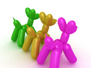 balloon poodle 3D Model