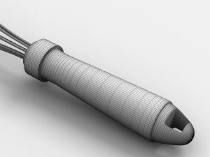 풍선 털다 3D 모델