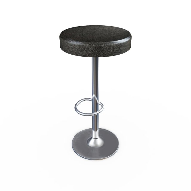 bar stool Modello 3D .c4d .max .obj .3ds .fbx .stl .blend 