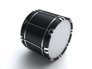 bass drum Modelo 3D