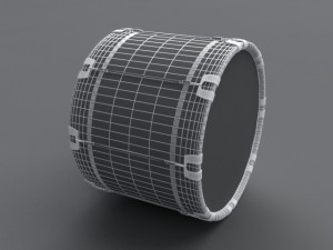 bass drum 3D मॉडल