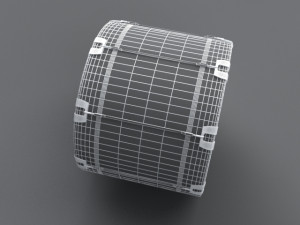 bass drum 3D मॉडल